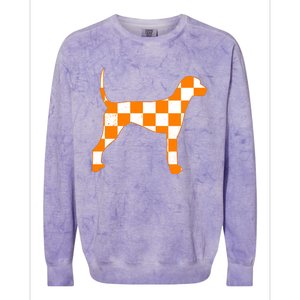 Tennessee Smokey Hound Dog Colorblast Crewneck Sweatshirt