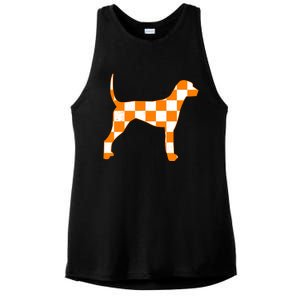 Tennessee Smokey Hound Dog Ladies PosiCharge Tri-Blend Wicking Tank