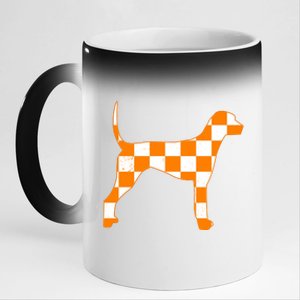 Tennessee Smokey Hound Dog 11oz Black Color Changing Mug