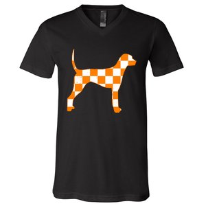 Tennessee Smokey Hound Dog V-Neck T-Shirt