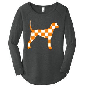 Tennessee Smokey Hound Dog Women's Perfect Tri Tunic Long Sleeve Shirt