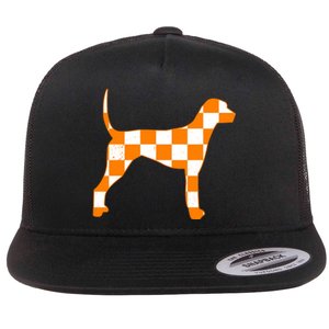 Tennessee Smokey Hound Dog Flat Bill Trucker Hat