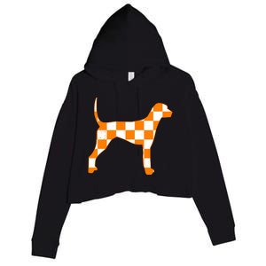 Tennessee Smokey Hound Dog Crop Fleece Hoodie