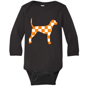 Tennessee Smokey Hound Dog Baby Long Sleeve Bodysuit