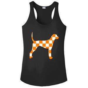 Tennessee Smokey Hound Dog Ladies PosiCharge Competitor Racerback Tank