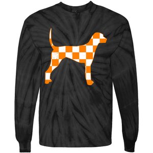 Tennessee Smokey Hound Dog Tie-Dye Long Sleeve Shirt