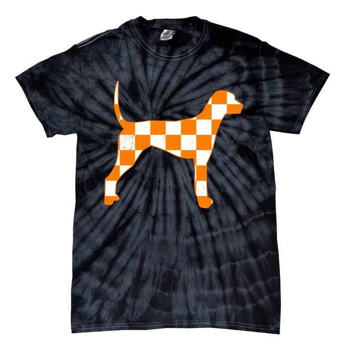 Tennessee Smokey Hound Dog Tie-Dye T-Shirt