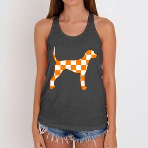 Tennessee Smokey Hound Dog Women's Knotted Racerback Tank