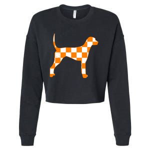 Tennessee Smokey Hound Dog Cropped Pullover Crew