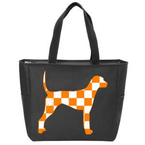 Tennessee Smokey Hound Dog Zip Tote Bag