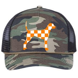 Tennessee Smokey Hound Dog Retro Rope Trucker Hat Cap