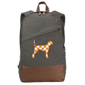 Tennessee Smokey Hound Dog Cotton Canvas Backpack