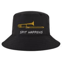 Trombone Spit Happens Trombone Player Gift Cool Comfort Performance Bucket Hat