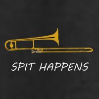 Trombone Spit Happens Trombone Player Gift Cool Comfort Performance Bucket Hat