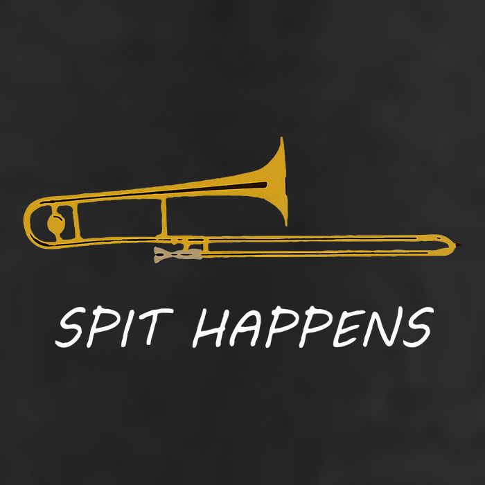 Trombone Spit Happens Trombone Player Gift Cool Comfort Performance Bucket Hat