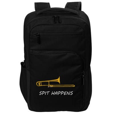 Trombone Spit Happens Trombone Player Gift Impact Tech Backpack