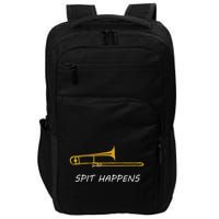 Trombone Spit Happens Trombone Player Gift Impact Tech Backpack