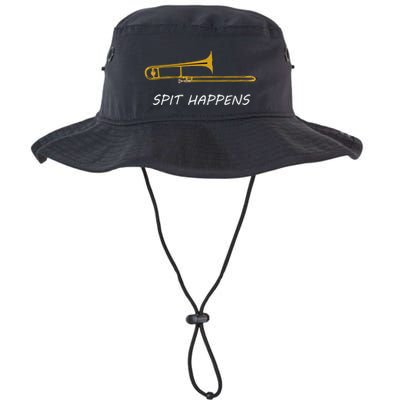 Trombone Spit Happens Trombone Player Gift Bucket Hat