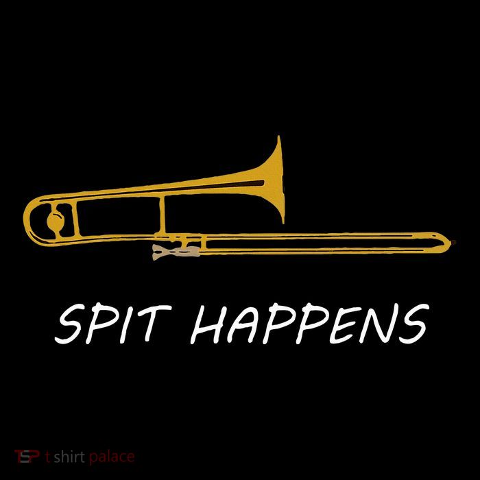 Trombone Spit Happens Trombone Player Gift 16 in Basic Backpack