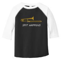 Trombone Spit Happens Trombone Player Gift Toddler Fine Jersey T-Shirt