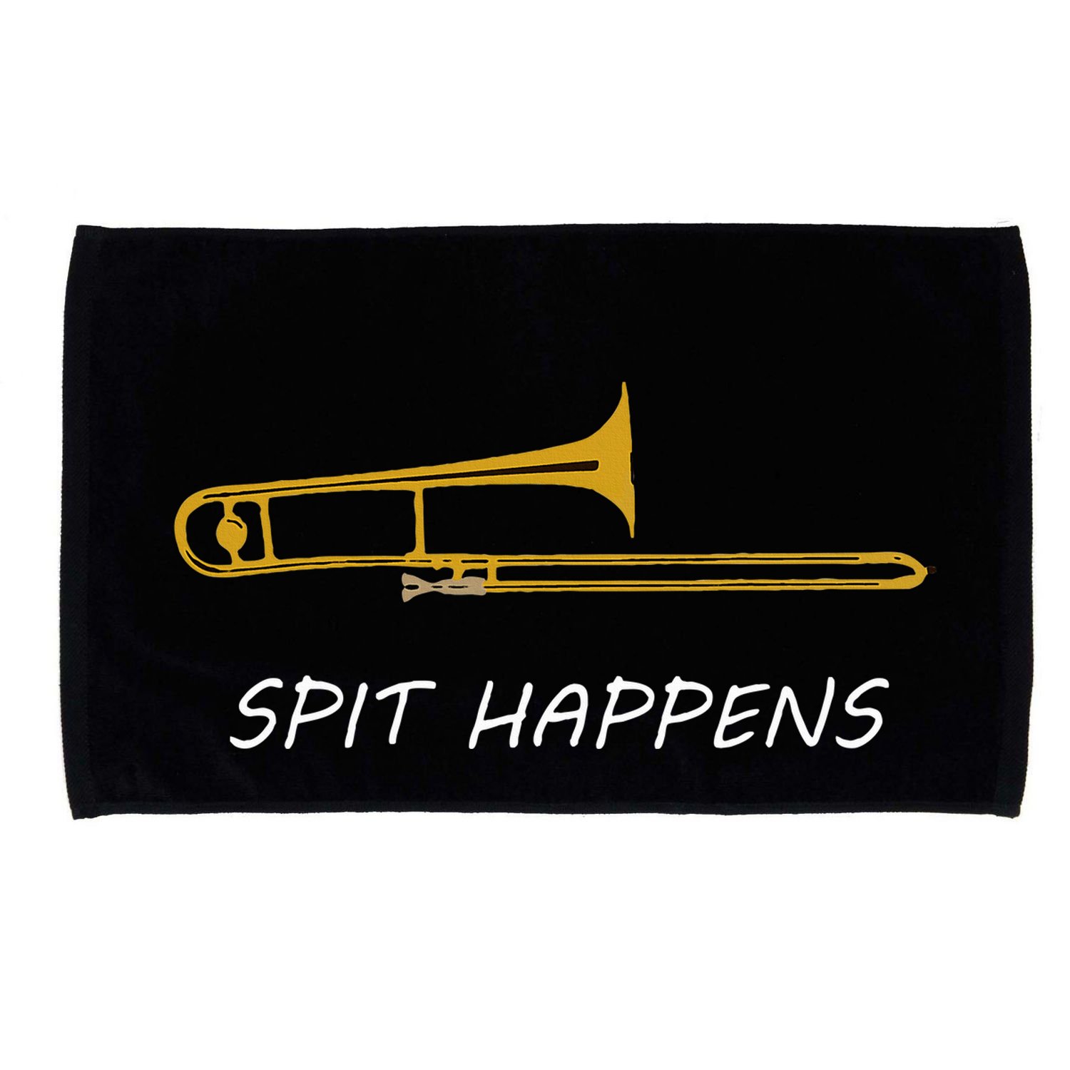 Trombone Spit Happens Trombone Player Gift Microfiber Hand Towel