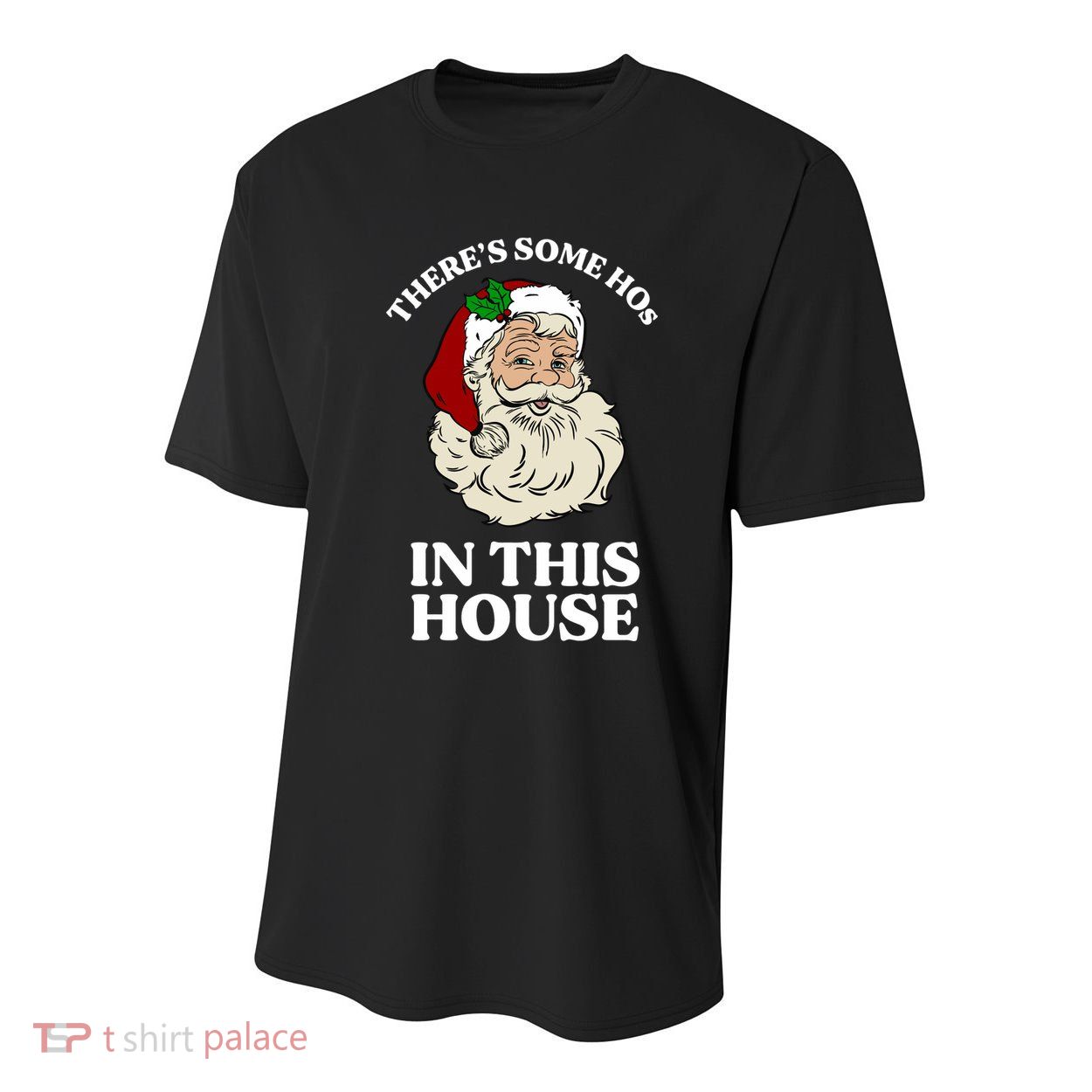 There's Some Hos In This House Christmas Youth Performance Sprint T-Shirt