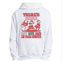 Theres Some Hos In This House Funny Twerk Santa Christmas Urban Pullover Hoodie