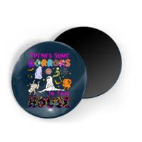 Theres Some Horrors In This House Ghost Pumpkin Halloween Funny Gift Magnet