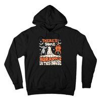 ThereS Some Horrors In This House Ghost Pumpkin Halloween Hoodie