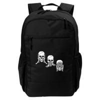 Three Skulls Head Backpack