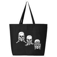 Three Skulls Head 25L Jumbo Tote