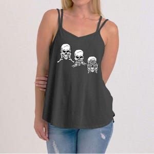 Three Skulls Head Women's Strappy Tank