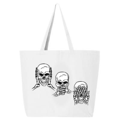 Three Skulls Head 25L Jumbo Tote