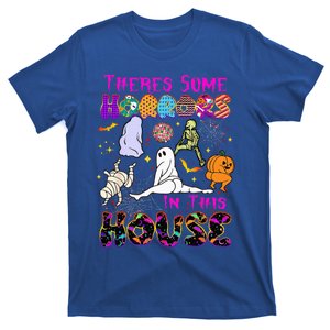 Theres Some Horrors In This House Ghost Pumpkin Halloween T-Shirt