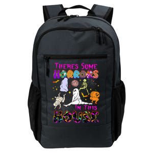 Theres Some Horrors In This House Ghost Pumpkin Halloween Daily Commute Backpack