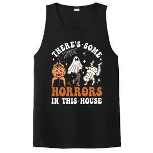 ThereS Some Horrors In This House Funny Ghost Halloween Funny Gift PosiCharge Competitor Tank