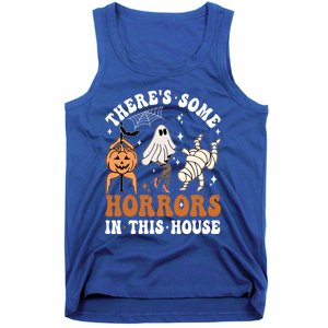 ThereS Some Horrors In This House Funny Ghost Halloween Funny Gift Tank Top