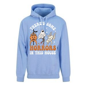 ThereS Some Horrors In This House Funny Ghost Halloween Funny Gift Unisex Surf Hoodie