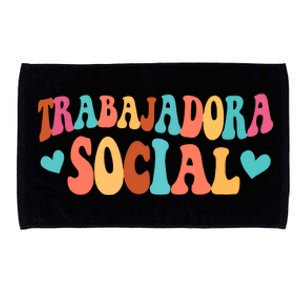 Trabajadora Social Heart Spanish Msw Chingona Microfiber Hand Towel