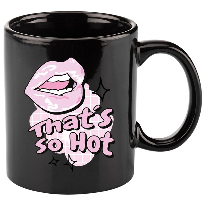 That's So Hot Lips 11oz C Handle Ceramic Mug