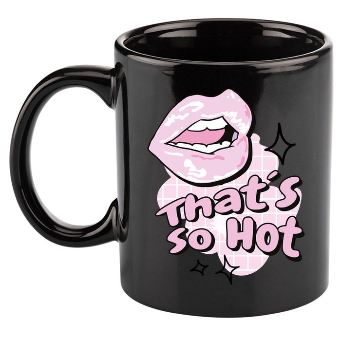 That's So Hot Lips 11oz C Handle Ceramic Mug