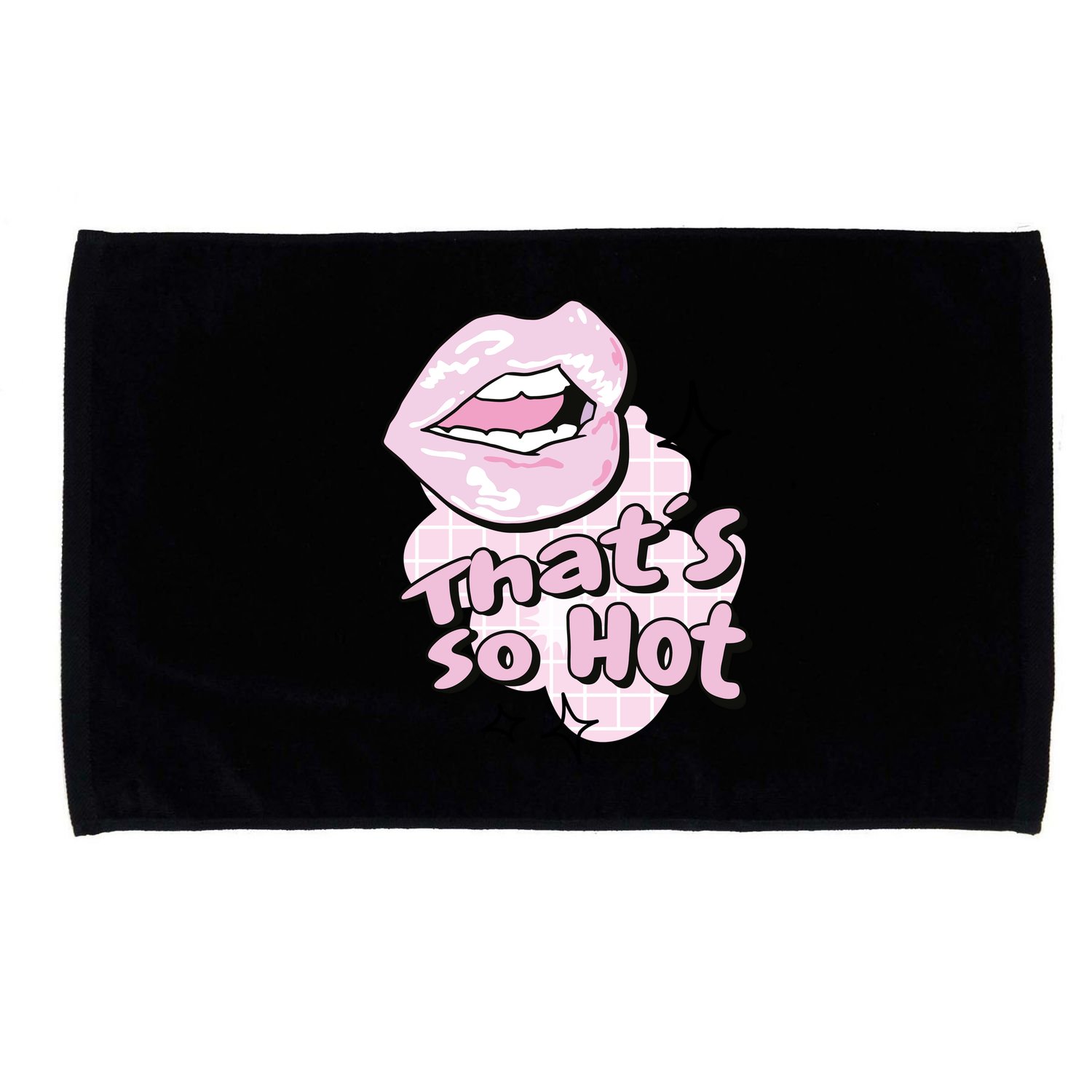 That's So Hot Lips Microfiber Hand Towel