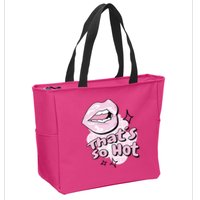That's So Hot Lips Zip Tote Bag