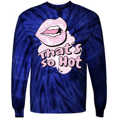 That's So Hot Lips Tie-Dye Long Sleeve Shirt