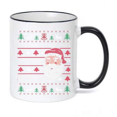 ThereS Some HoS In This House Funny Christmas Santa Adult Gift 11oz Black Color Changing Mug