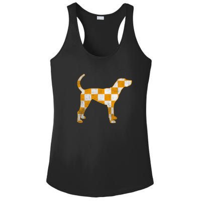 Tennessee Smokey Hound Dog TN Ladies PosiCharge Competitor Racerback Tank