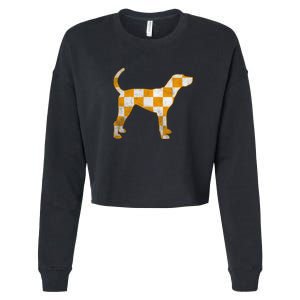 Tennessee Smokey Hound Dog TN Cropped Pullover Crew