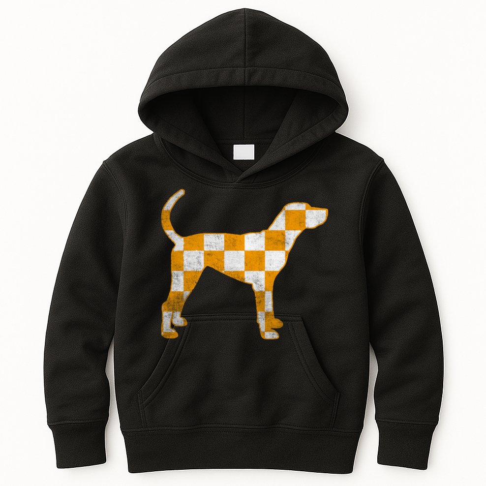 Tennessee Smokey Hound Dog TN Kids Hoodie