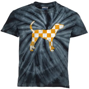 Tennessee Smokey Hound Dog TN Kids Tie-Dye T-Shirt