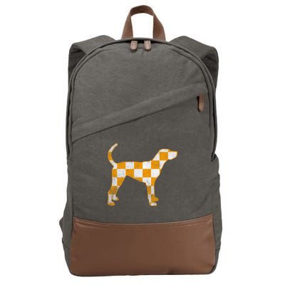 Tennessee Smokey Hound Dog TN Cotton Canvas Backpack